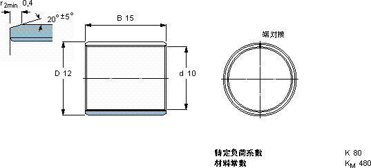 SKFPCM 101215 B轴承图纸