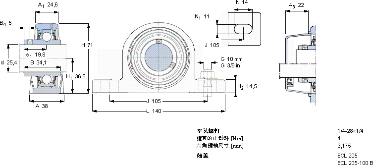 SKFSYL 1. TH轴承图纸