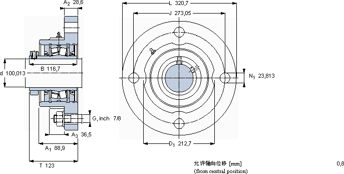 SKFFYR 3.15/16-3轴承图纸