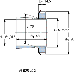 SKFHA 215轴承图纸