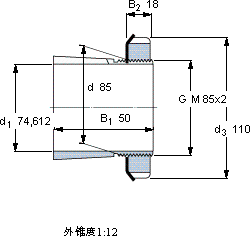 SKFHA 217轴承图纸