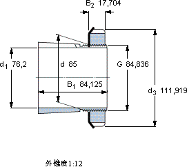SKFSNW 117x3轴承图纸