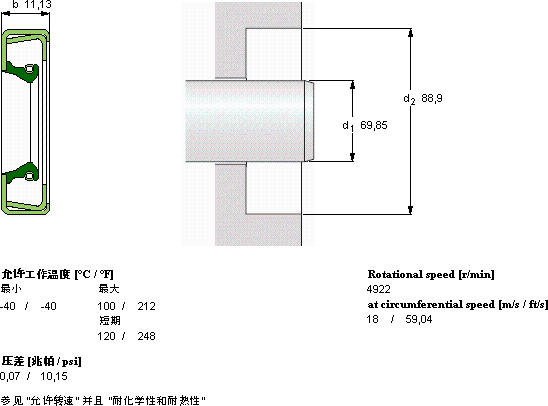 SKFCR 27280轴承图纸