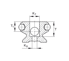 INA导轨接头 VBS42, 导轨