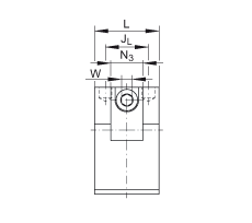 INA轴支撑块 GWN16, 