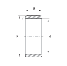 INA内圈 IR5X8X12, 根据 DIN 620 标准，精机加工