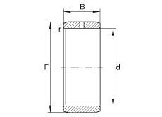 INA内圈 IR50X55X20-IS1, 精密机加工，有润滑孔，根据 DIN 620