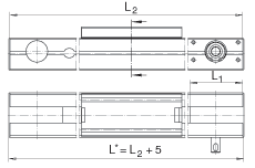 INA直线执行器 MGFI25056-ZR, 