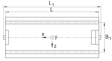 INA直线执行器 MKUE-25-ZR..-N, 带有两排球的滑块