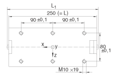 INA直线执行器 MKUE-25-ZR, 带有两排球的滑块