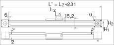 INA直线执行器 MKUE-25-ZR..-N, 带有两排球的滑块