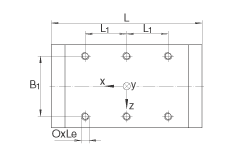 INA直线执行器 MKUE-25-KGT05, 带有四排球的滑块