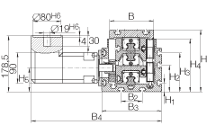 INA可伸缩直线执行器 MTKUSE25-ZR, 齿形带驱动；带六排球的滑块