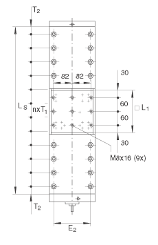 INA高精度直线工作台 LTP15-185-2005, 铝