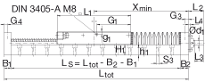 INA高精度直线工作台 LTP15-185-2005, 铝