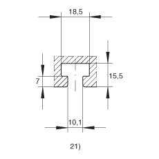 INA串联直线执行器 MDKUSE25-3ZR, 带有六排球的滑块