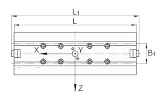 INA直线执行器 MKUVE20-B-ZR, 带有四排球的滑块