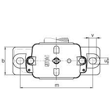FAG直立式轴承座 S3052-H-N-FZ-AL-L + 23052-K-MB, 剖分，用于带锥孔和紧定套的调心滚子轴承，毛毡密封，脂润滑