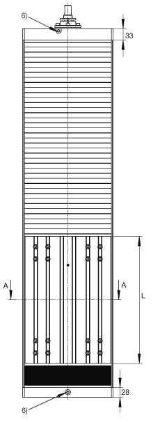 INA串联直线执行器 MDKUVE25-KGT5, 带四排直线循环球轴承与导轨组件以及滚珠丝杆驱动的串行执行器